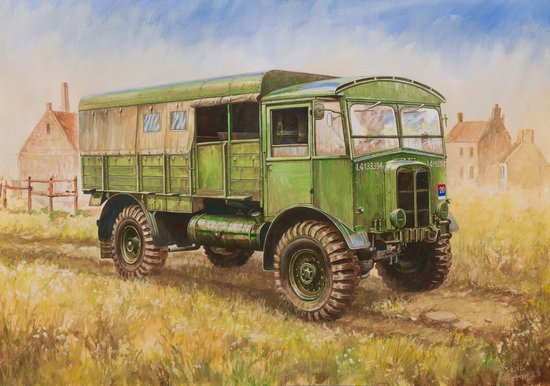 Zvezda Military 1/100 Scale: Snap Kit: British Truck "Matador" 