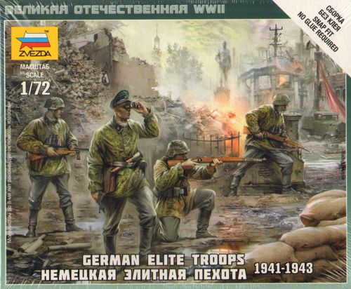 Zvezda Military 1/72 Scale: German Elite Troops 1939-43 