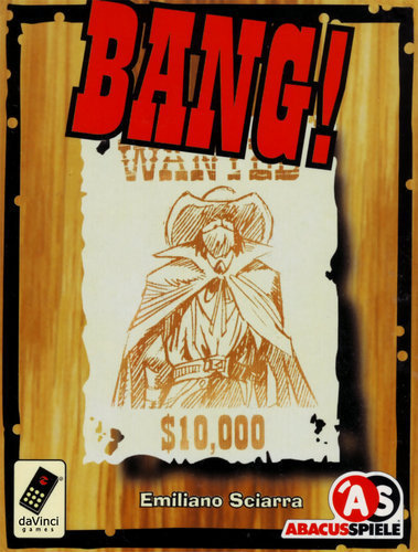 Bang 4th Edition Gioco di Carte da gioco da tavolo DaVinci Games DVG 9100 