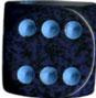 Chessex (25907): D6: 12mm: Speckled: Cobalt 
