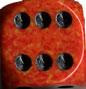 Chessex (25903): D6: 12mm: Speckled: Fire 