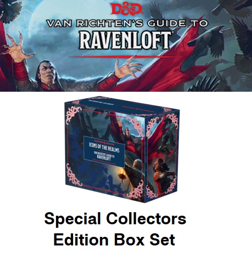 D&D Icons of the Realms: Van Richtens Guide to Ravenloft - Collectors Edition Miniature Set 