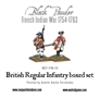 Black Powder: French Indian War 1754-1763: British Regular Infantry - WG7-FIW-02 [5060200844519]