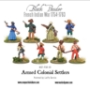 Black Powder: French Indian War 1754-1763: Armed Colonial Settlers - WG7-FIW-49 [5060572503908]