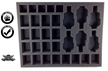 Battlefoam: WH30K: 25 Heavy Support 6 Rapier Batteries without Bases Foam Tray (BFL-2) - BF-BFL-25HS6RB [812541020054]