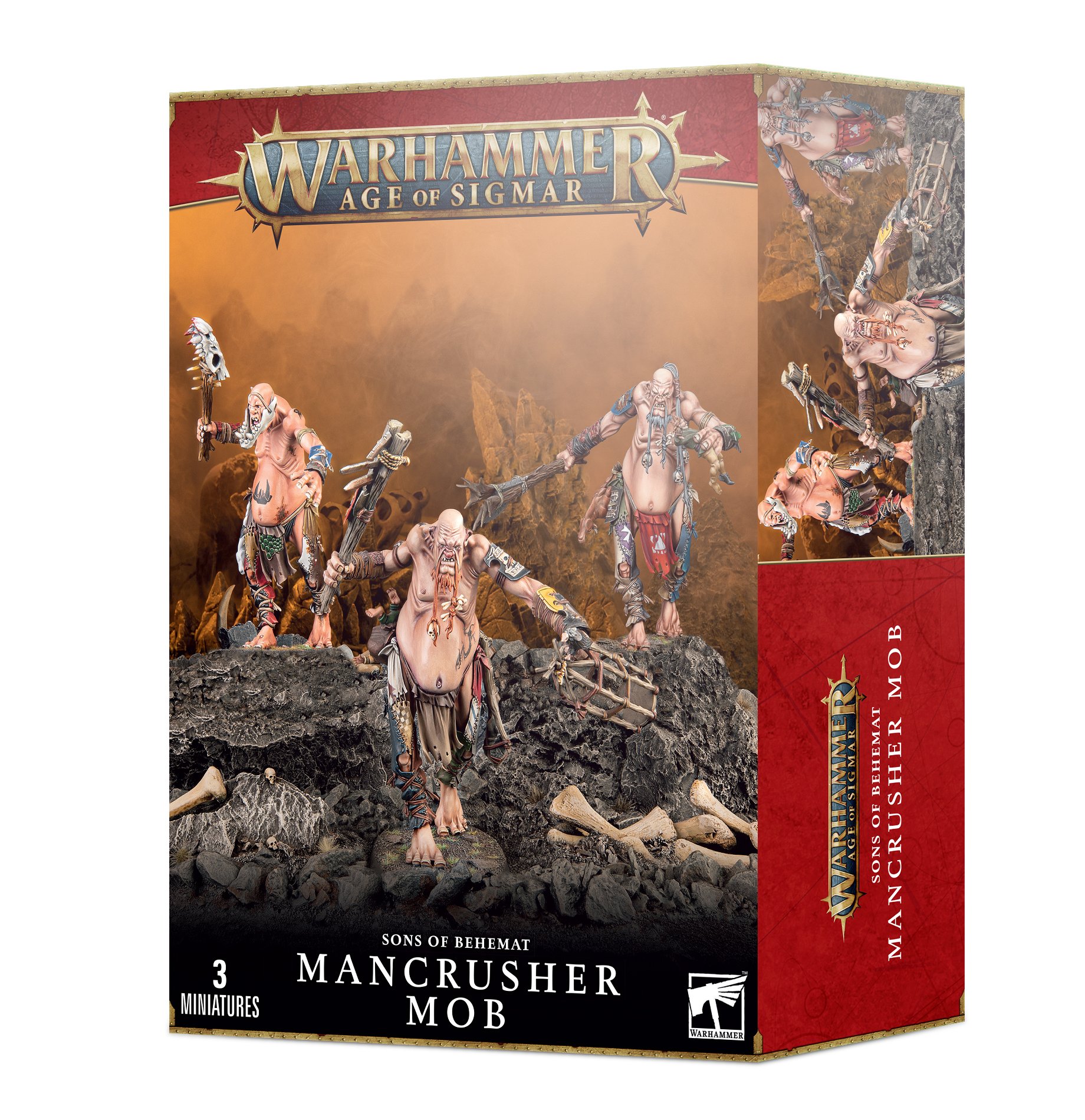 Warhammer Age of Sigmar: Sons of Behemat: Mancrusher Mob 
