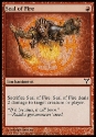 MTG: Dissension 071: Seal of Fire 