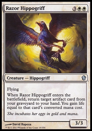 Magic: Commander 2013 019: Razor Hippogriff 