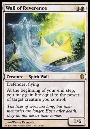 Magic: Commander 2013 026: Wall of Reverence 