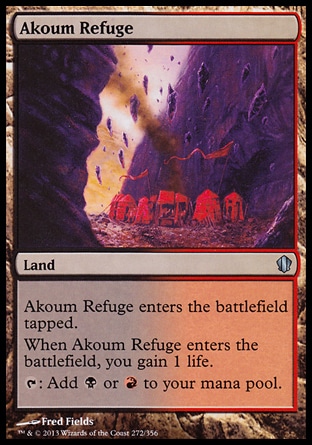 Magic: Commander 2013 272: Akoum Refuge 