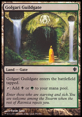 Magic: Commander 2013 290: Golgari Guildgate 