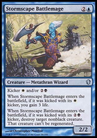 Magic: Commander 2013 058: Stormscape Battlemage 