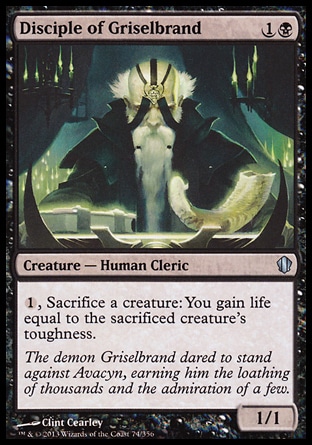 Magic: Commander 2013 074: Disciple of Griselbrand 