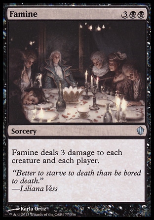 Magic: Commander 2013 077: Famine 