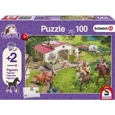 Schmidt Spiele Puzzle: Horse Ride into the Countryside (100) 