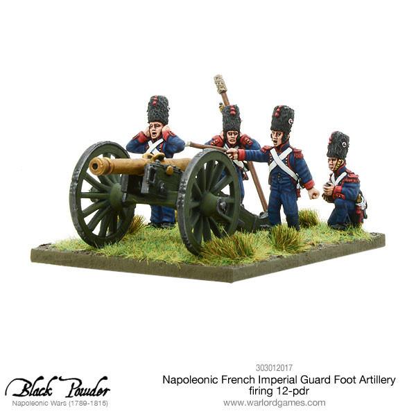 Black Powder Napoleonic Wars: French Imperial Guard Foot Artillery, Firing 12-pdr 
