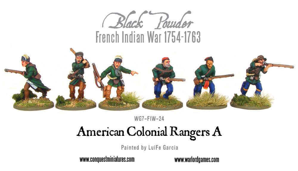 Black Powder: French Indian War 1754-1763: American Colonial Rangers A 