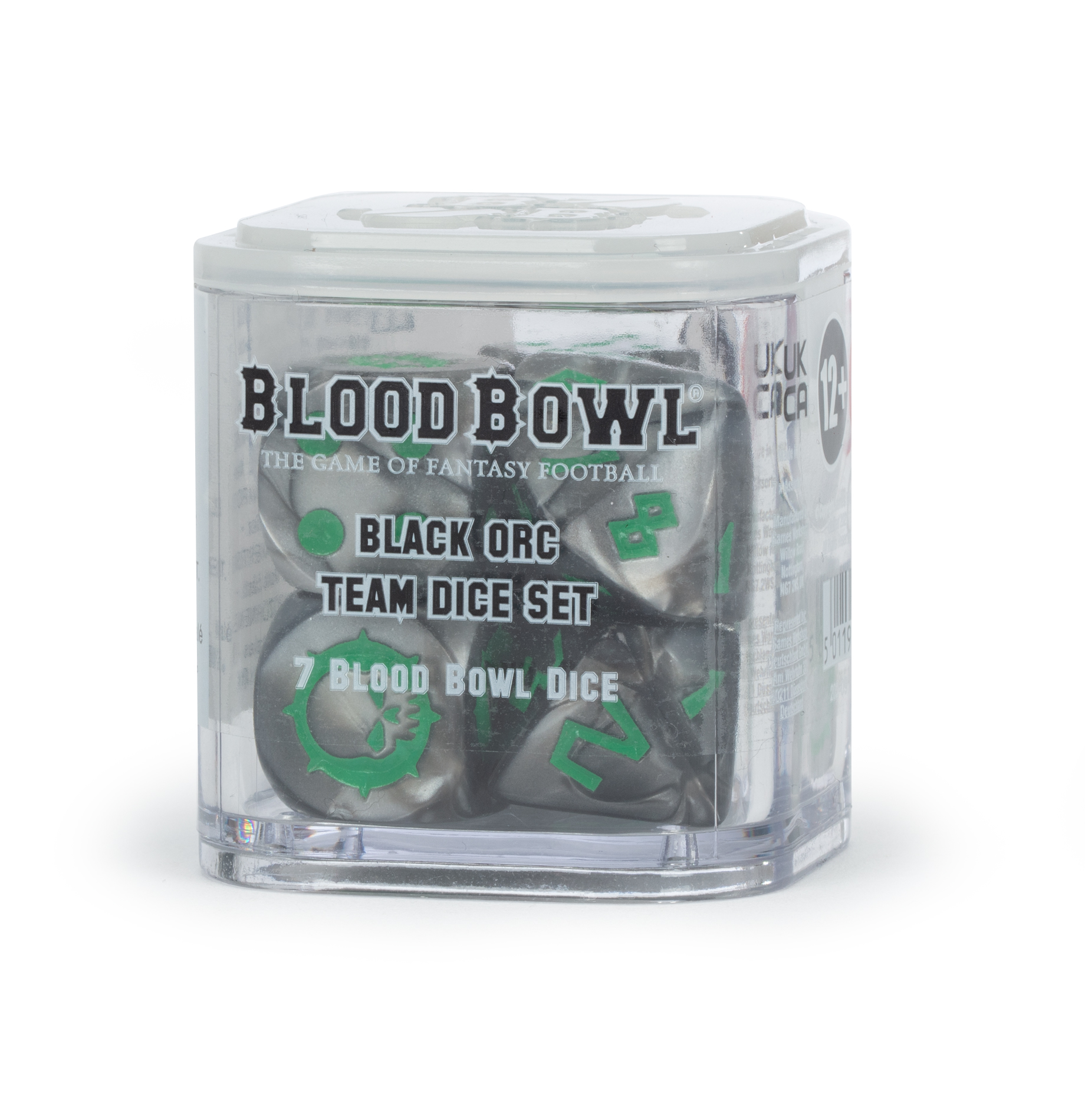 Blood Bowl: Black Orc Team Dice Set 