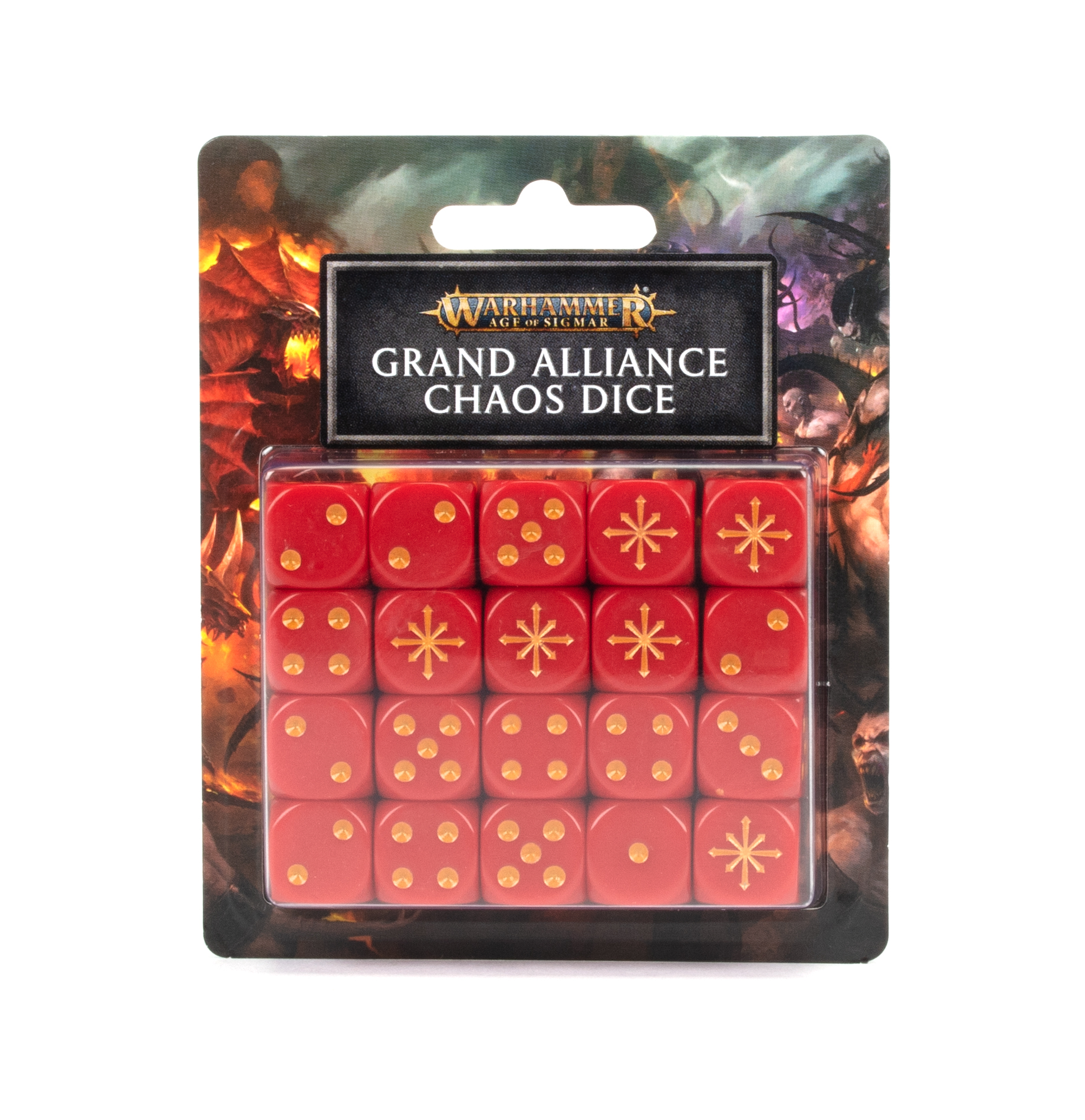 Warhammer Age of Sigmar: Grand Alliance Chaos Dice Set 