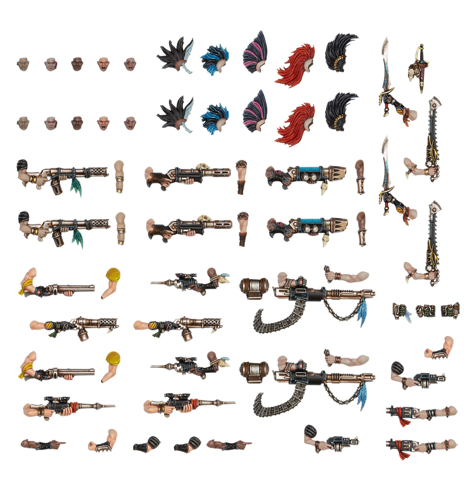 Necromunda: Escher Weapons & Upgrades 