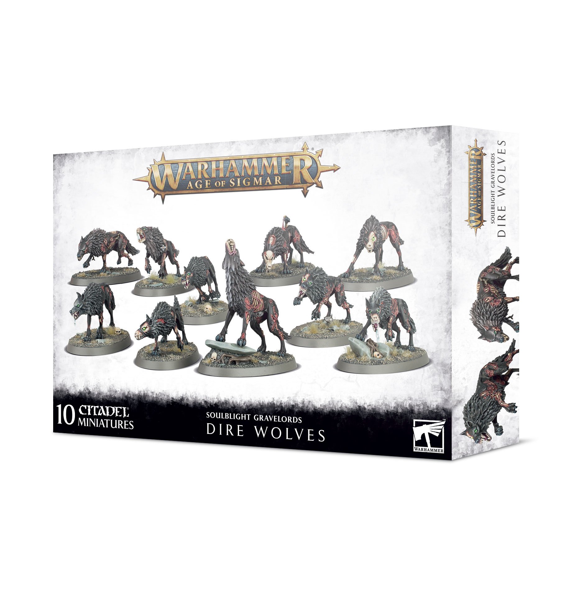 Warhammer Age Of Sigmar: Soulblight Gravelords: Dire Wolves 