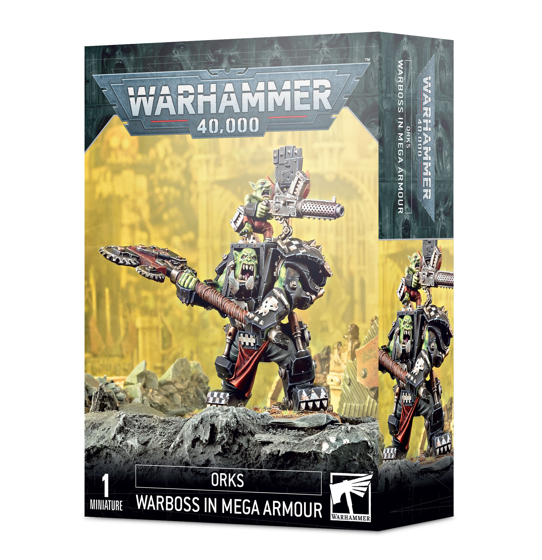 Warhammer 40,000: Orks: Ork Warboss in Mega Armour 