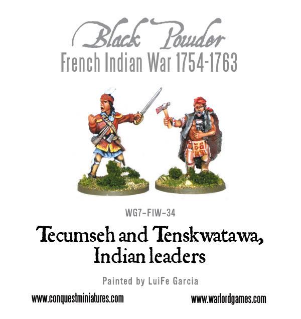 Black Powder: French Indian War 1754-1763: Tecumseh and Tenskwatawa, Indian leaders 