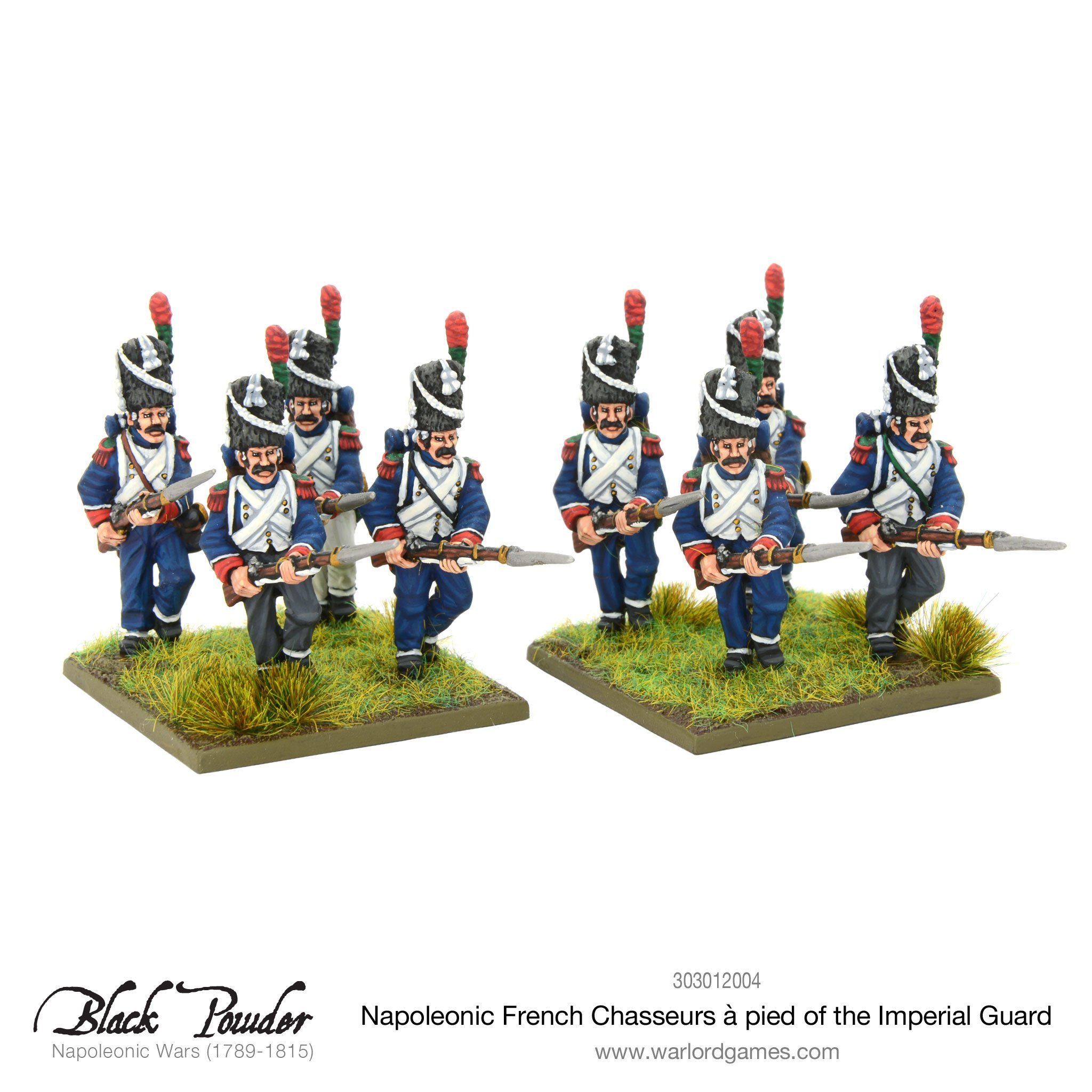 Black Powder Napoleonic Wars: Napoleonic French Chasseurs a Pied of the Imperial Guard 
