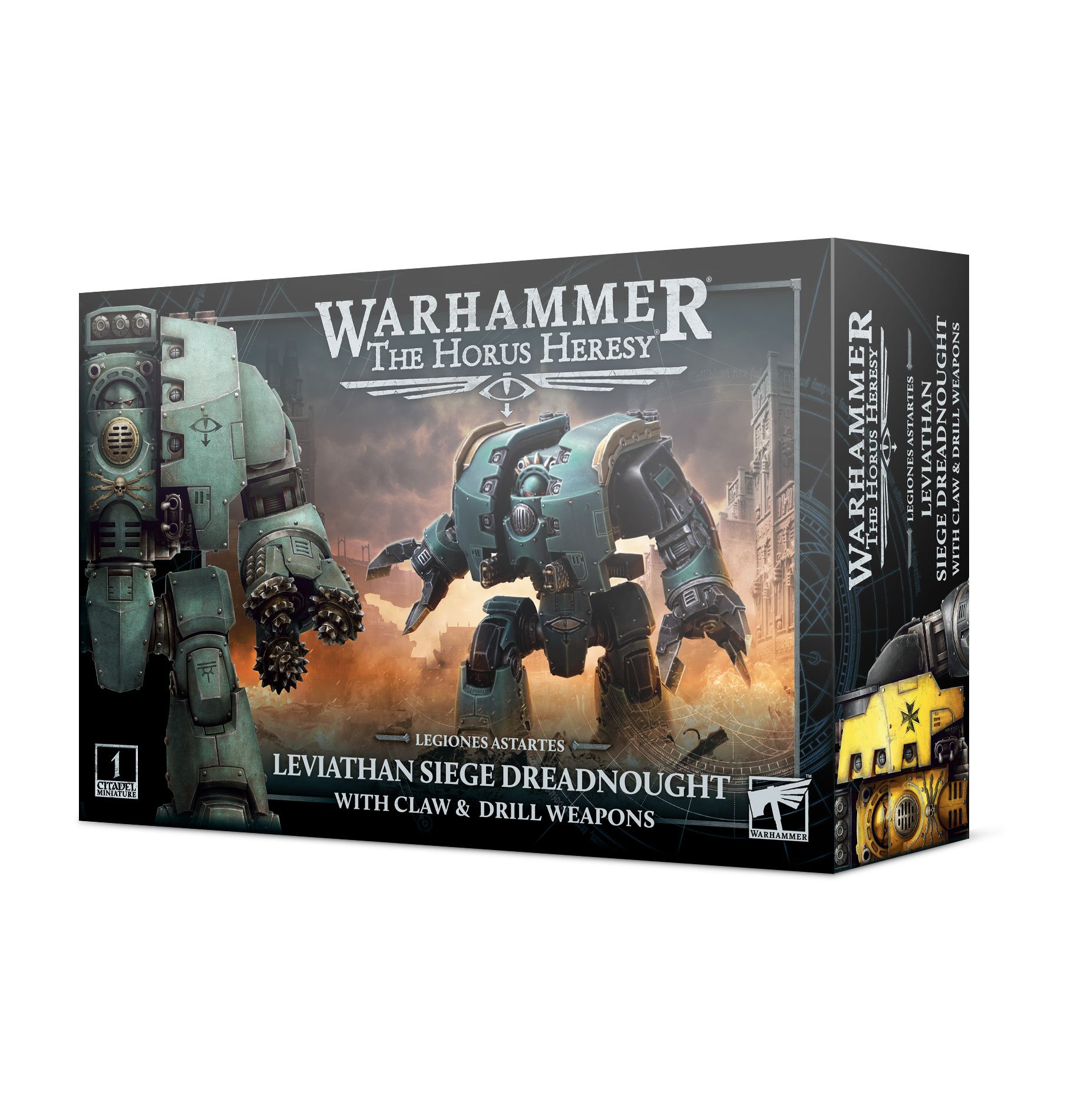Warhammer: The Horus Heresy: Legiones Astartes: Leviathan Siege Dreadnought with Claw & Drill Weapons 
