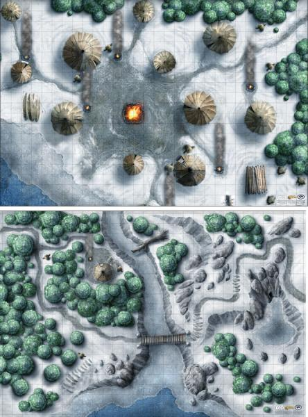 Dungeons & Dragons (5th Ed.): Icewind Dale: Rime of the Frostmaiden Encounter Map Set 