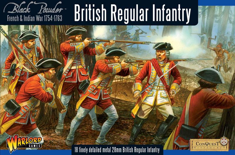 Black Powder: French Indian War 1754-1763: British Regular Infantry 