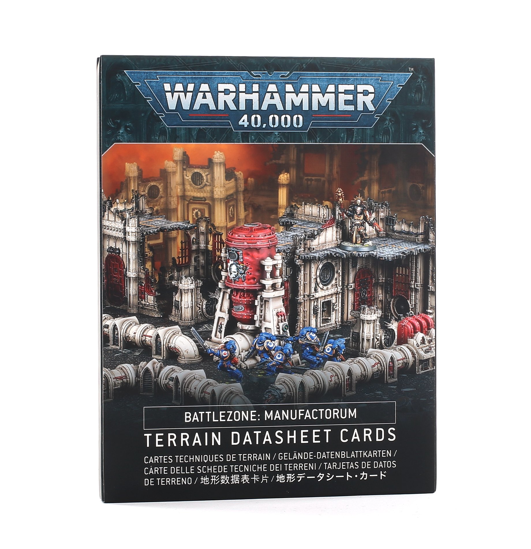 Warhammer 40,000: Battlezone: Manufactorum Terrain Datasheet Cards 
