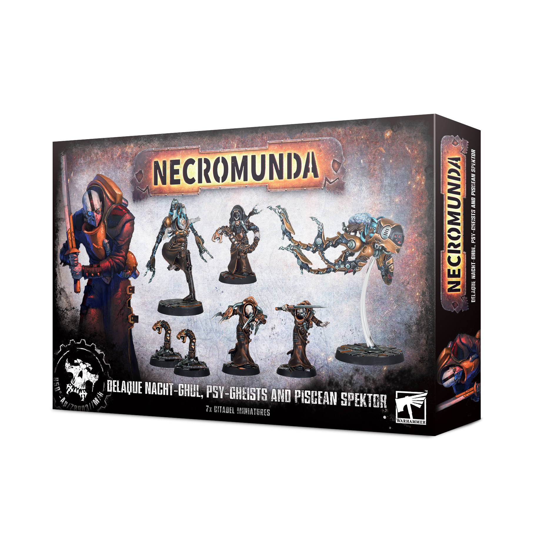 Necromunda: Delaque Nacht-Ghul Psy-Gheists and Piscean Spektor 