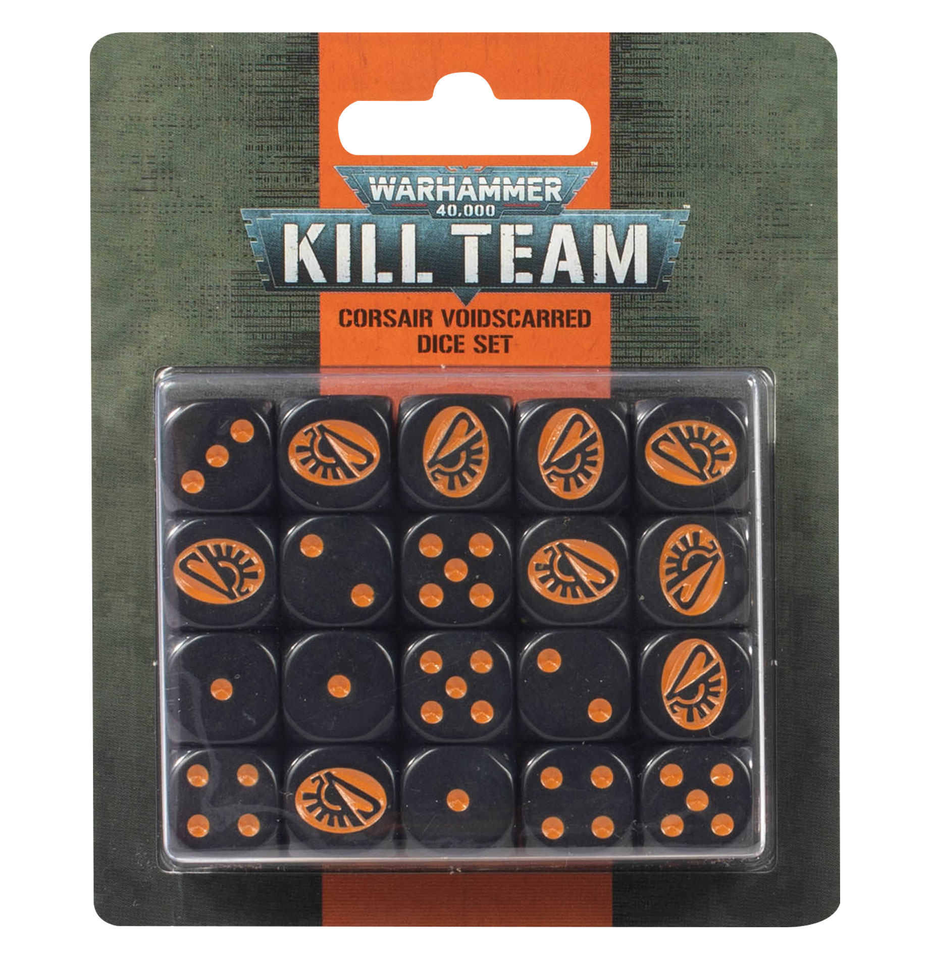 Warhammer 40,000: Kill Team: Corsair Voidscarred Dice 